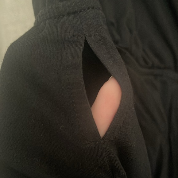 Motherhood Maternity Black 3-in-1 Nursing, Labor and Delivery Gown Small - Picture 12 of 16